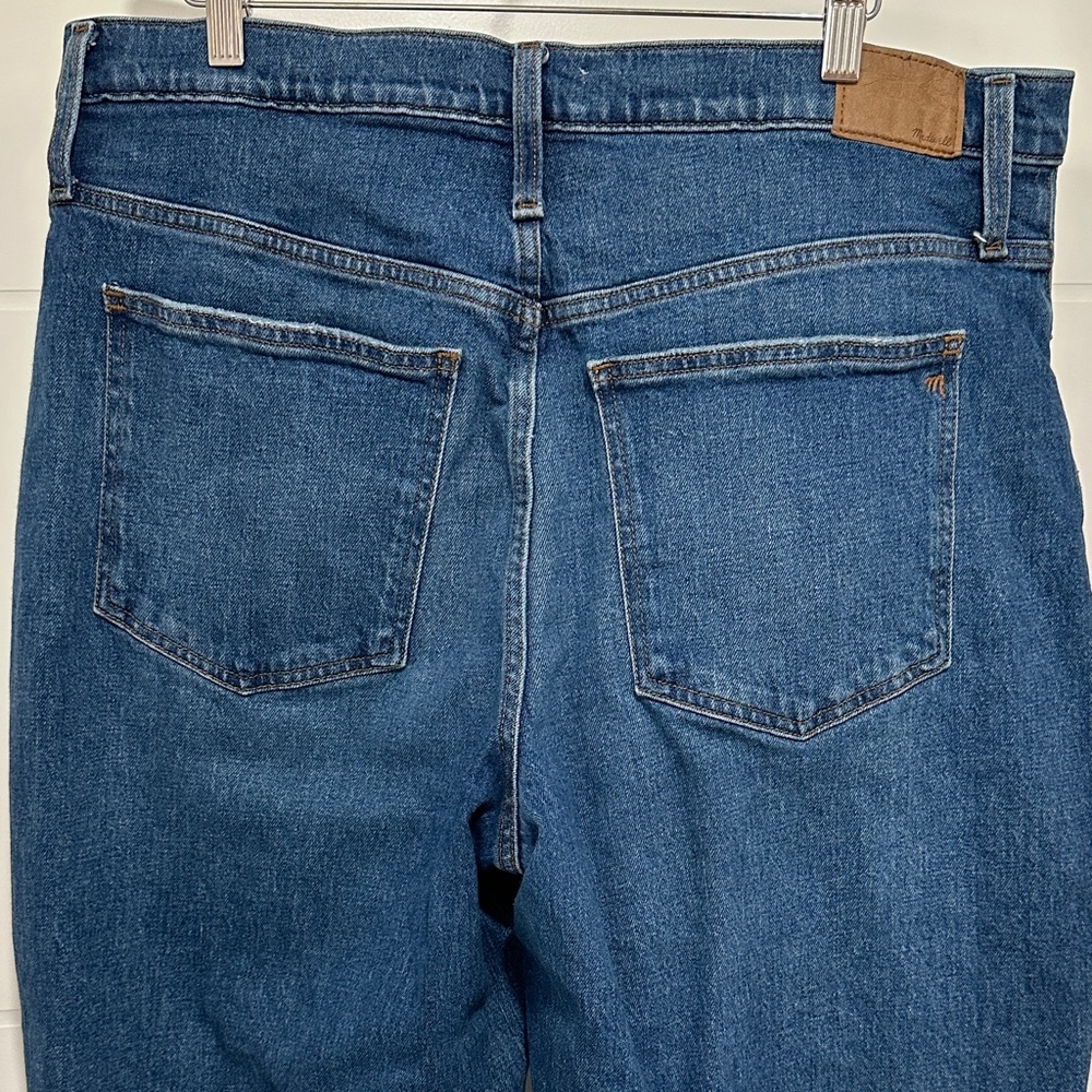 Madewell Plus Size Classic Dark Blue High-Rise Balloon Jeans Size 16 / 33 - Picture 4 of 7